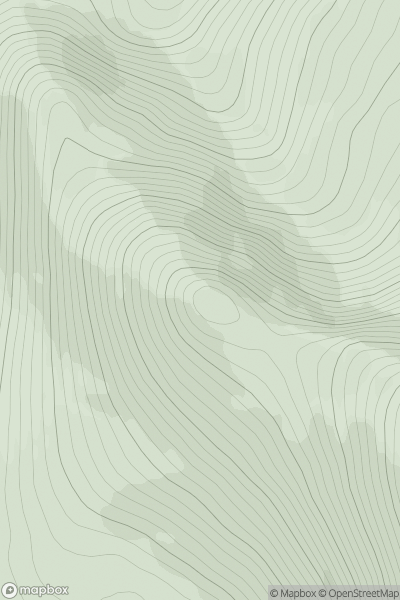 Thumbnail image for Cioch Mhor [Durness to Loch Shin] showing contour plot for surrounding peak